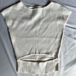 white cut out top wildfred